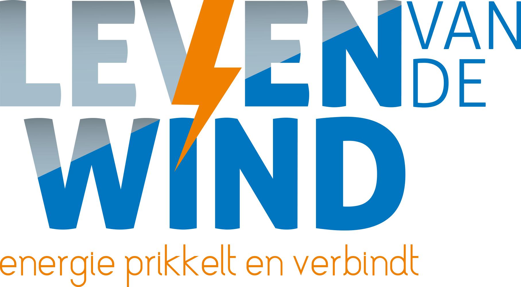 Logo tekst Leven van de Wind