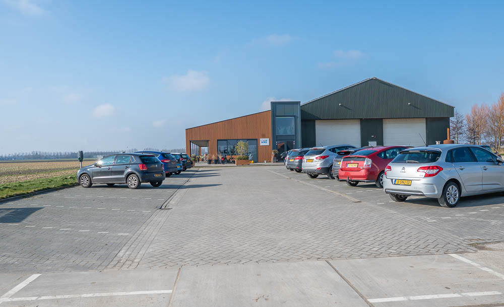 Vergaderlocatie Leven van de Wind in Wieringerwerf heeft veel parkeerruimte